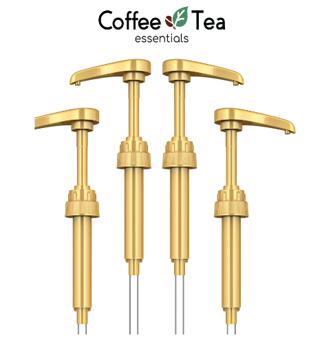 Syrup Pump 750ml - Gold