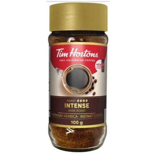Tim Hortons Instant Coffee 100g - Colombian / Decaf / Light Roasted