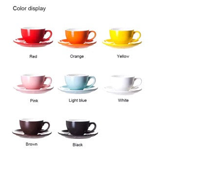 Ceramic Glossy Espresso Cups for Coffee and Tea 300ml