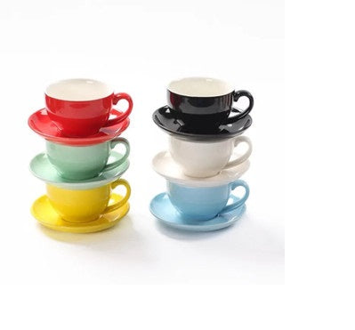 Ceramic Glossy Espresso Cups for Coffee and Tea 300ml