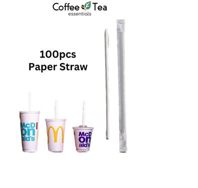 Paper Straw 100pcs per Pack Individually Wrap