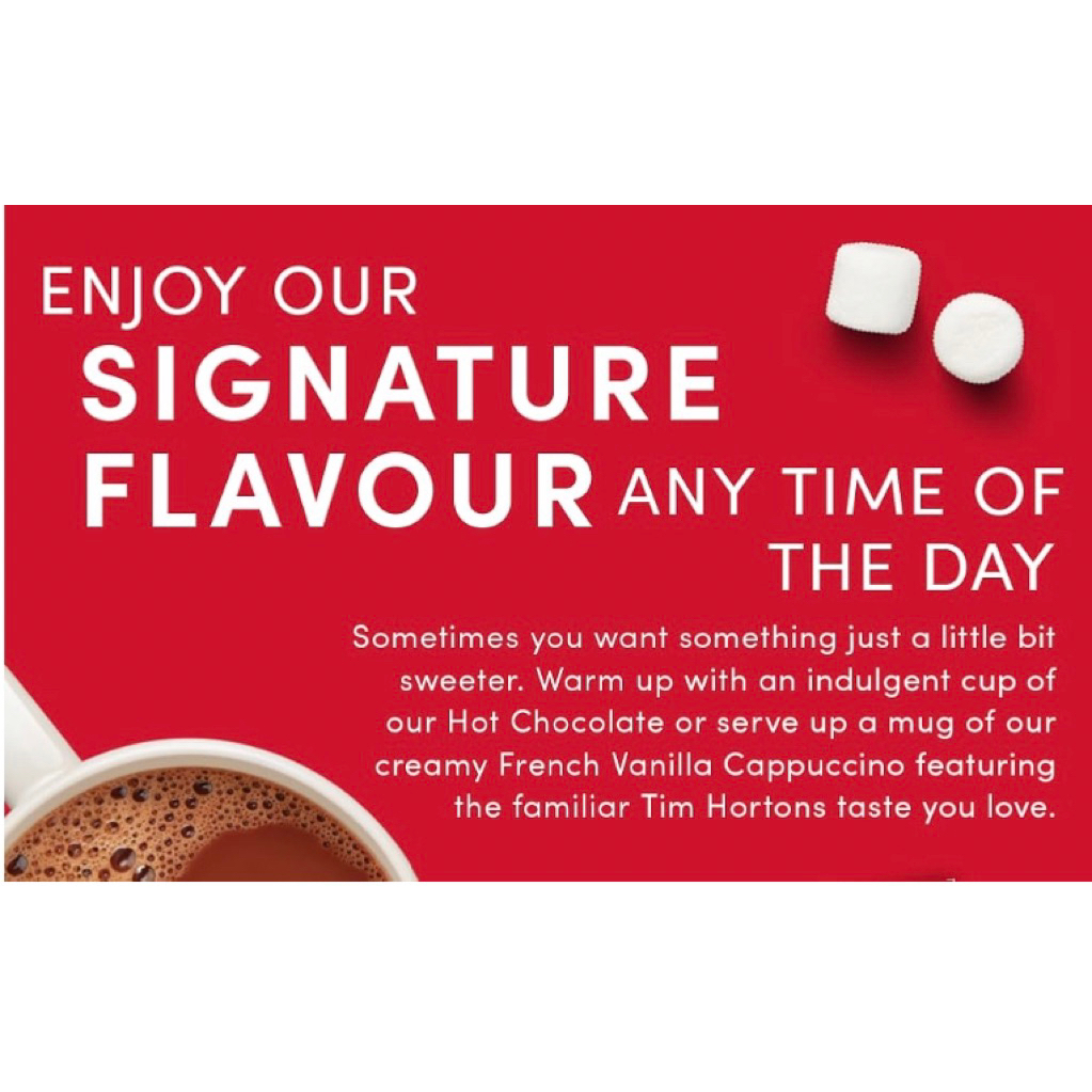 Tim Hortons Instant Drink Mix Sachet 28g (Per Piece)