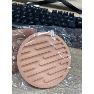 Coffee N Tea Essentials Rubber Round Coaster