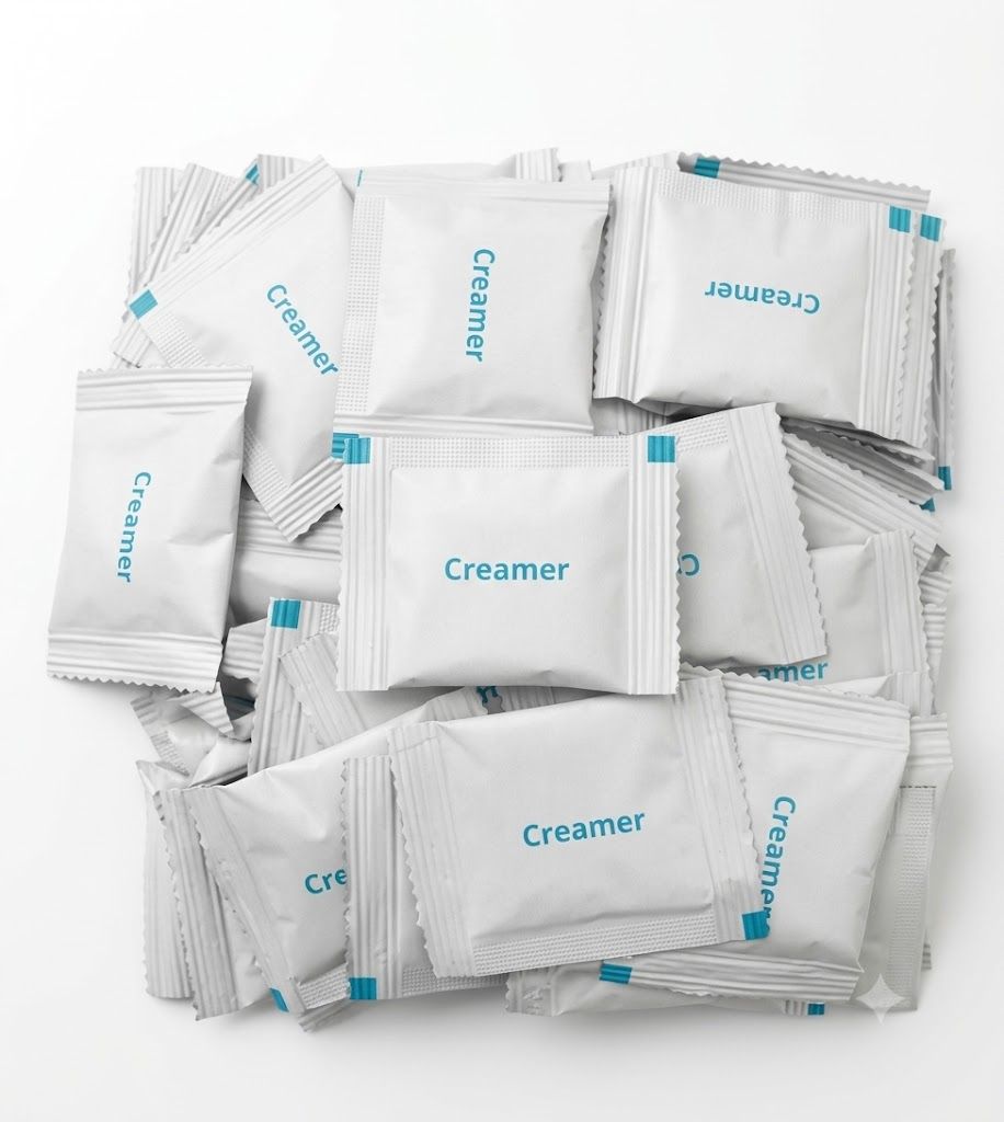 Condiments in Sachet White Sugar, Brown Sugar, Non Dairy Creamer 5grams