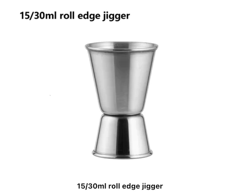 Double Jigger 15/30ml Stainless Steel Bar Measuring Cup