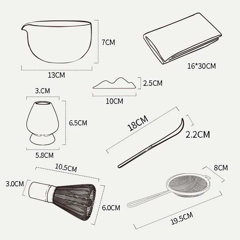 Matcha Traditional Set 8pcs