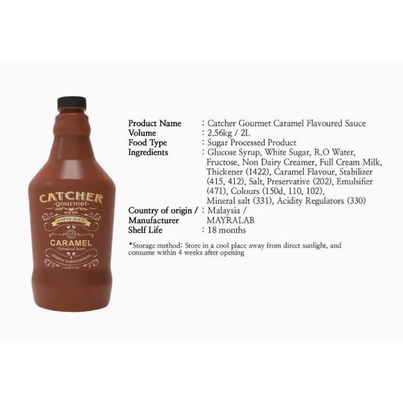 Coffee N Tea Essentials Caramel Catcher Gourmet Sauce 2L