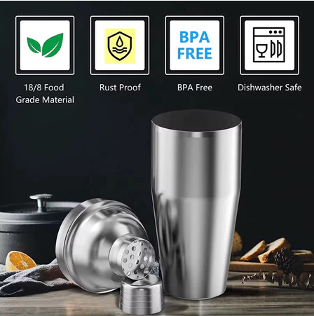 Stainless Cocktail Shaker / Bar Drink mixer