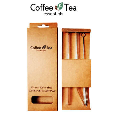 Reusable Borosilicate Glass Straw 3 set