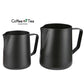 Black Milk Frother Jug Pitcher