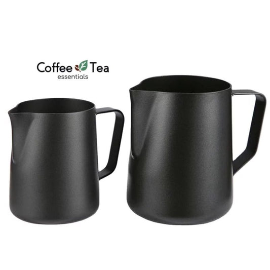 Black Milk Frother Jug Pitcher