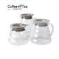 Coffee Pot Server Glass Hand Drip 600ml