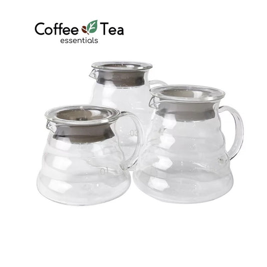 Coffee Pot Server Glass Hand Drip 600ml
