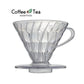 Plastic V60  Coffee Dripper V02 (1-4 cups)