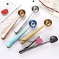Coffee Spoon with Clip - Gold