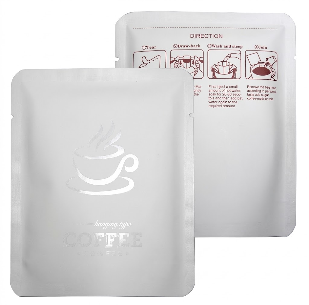 Aluminum Coffee Empty Drip Pouch 100pcs
