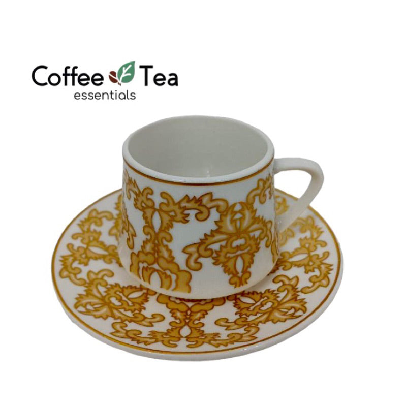 Tea Cup with Saucer 100ml 1pc