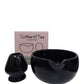 Matcha Bowl with Whisk Stand – Ceramic & Glass