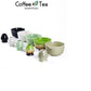 Matcha Bowl with Whisk Stand – Ceramic & Glass