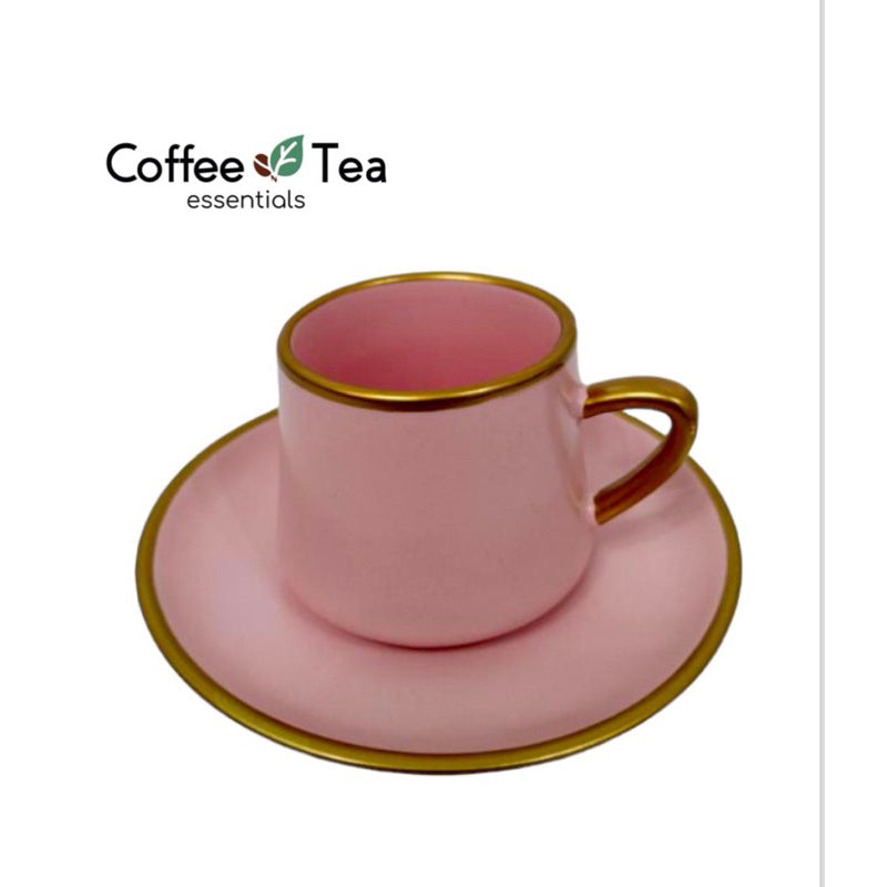 Tea Cup with Saucer 100ml 1pc