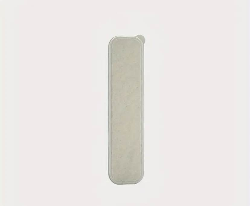 Plastic Case with Divider for Straw