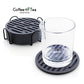 Coffee N Tea Essentials Rubber Round Coaster