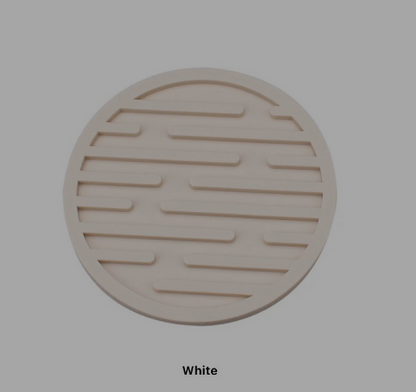 Coffee N Tea Essentials Rubber Round Coaster