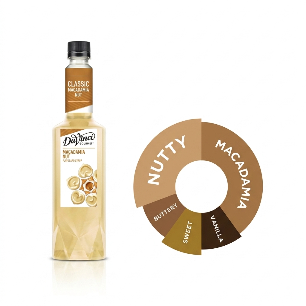 DaVinci Regular Syrup 750ml - Macadamia Nut