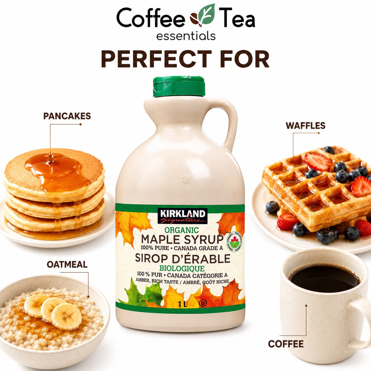 CNTE Kirkland Maple Syrup 1L