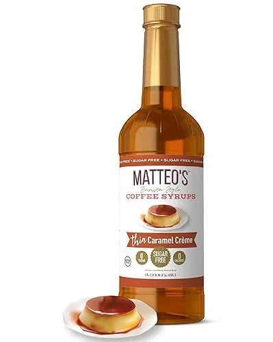 Matteo’s Sugar-Free Coffee Syrup – Vanilla, Caramel & Hazelnut (750mL)