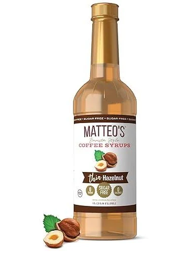 Matteo’s Sugar-Free Coffee Syrup – Vanilla, Caramel & Hazelnut (750mL)