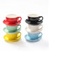 Ceramic Glossy Espresso Cups for Coffee and Tea 300ml