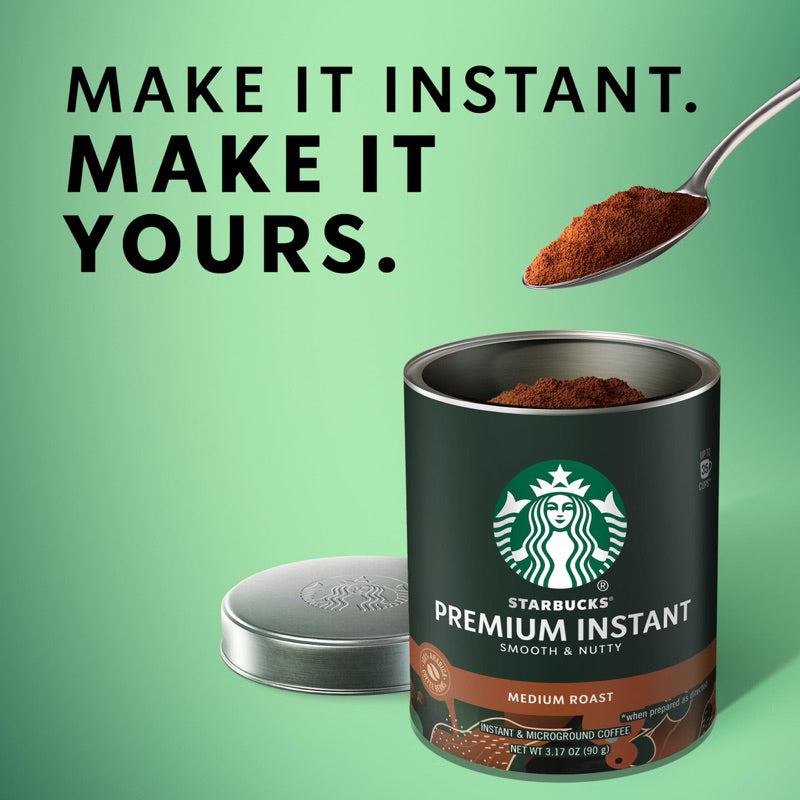 Starbucks Premium Instant Coffee Medium Roast 90g –