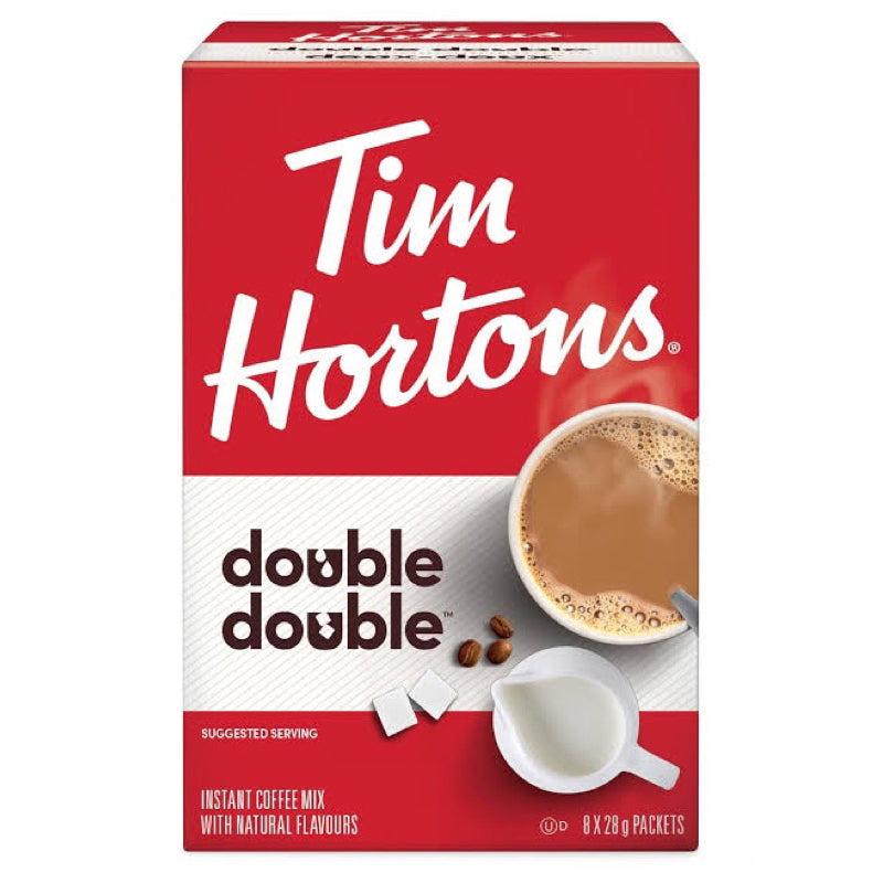 Tim Hortons Instant 8 Sachets - French Vanilla / Mocha / Double Double