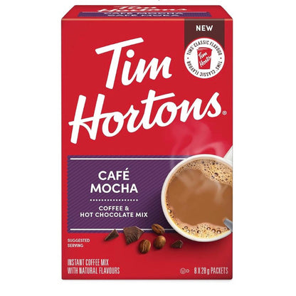 Tim Hortons Instant 8 Sachets - French Vanilla / Mocha / Double Double