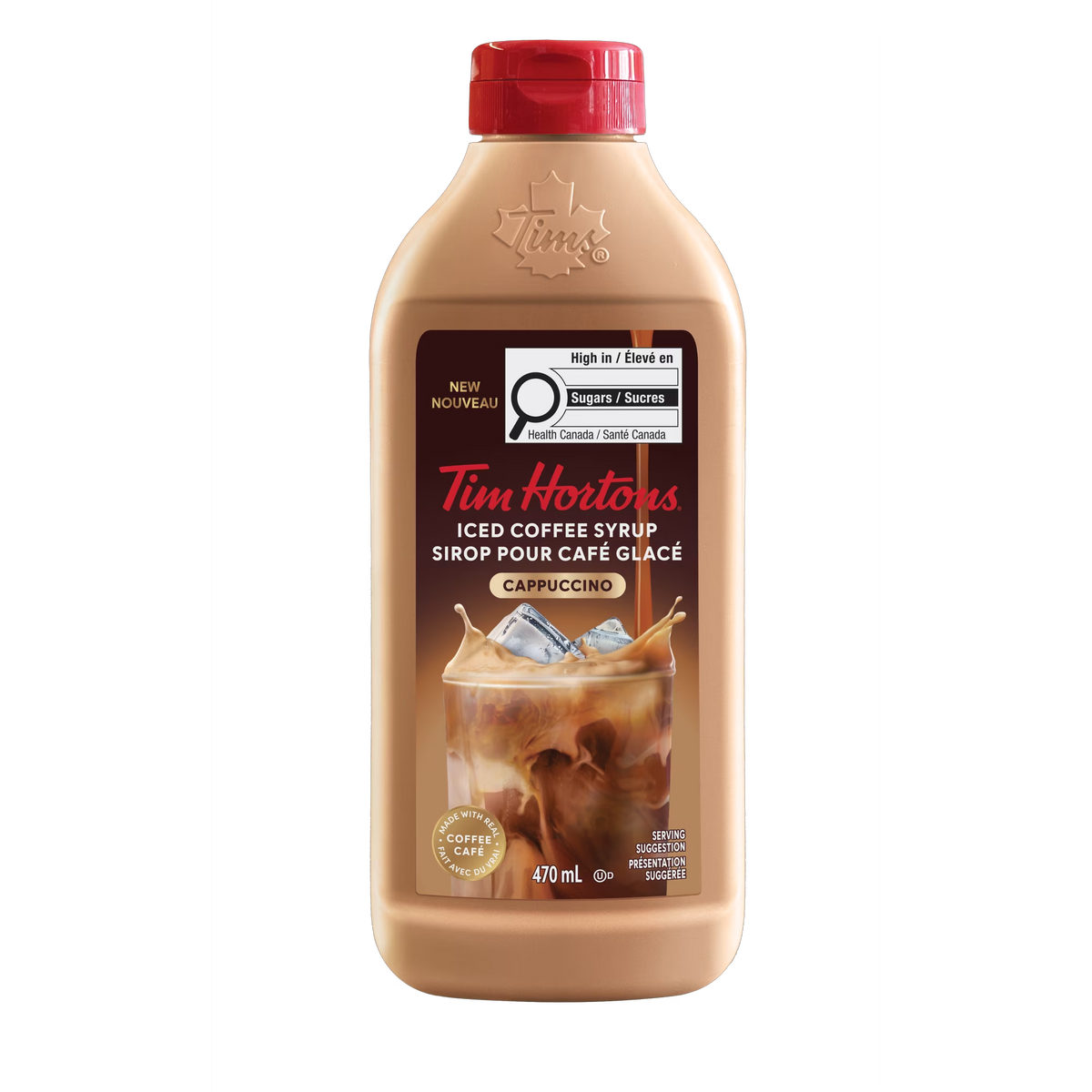 CNTE Tim Hortons Syrup - Cappuccino & Mocha 470g