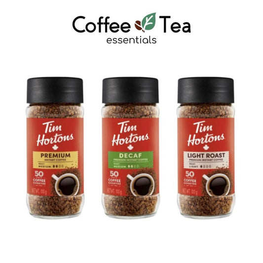 Tim Hortons Instant Coffee 100g - Colombian / Decaf / Light Roasted