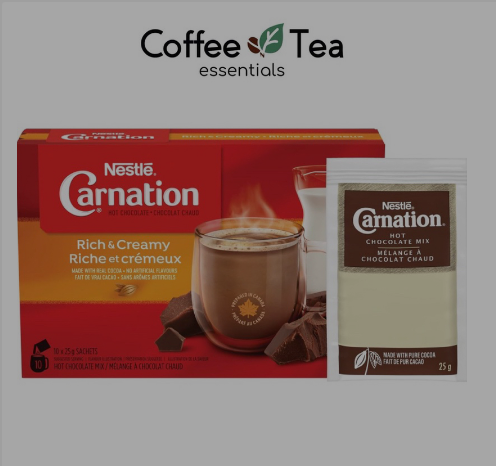 Nestle Carnation Hot Chocolate,10 x 25 g sachets, 250g (8.83oz)