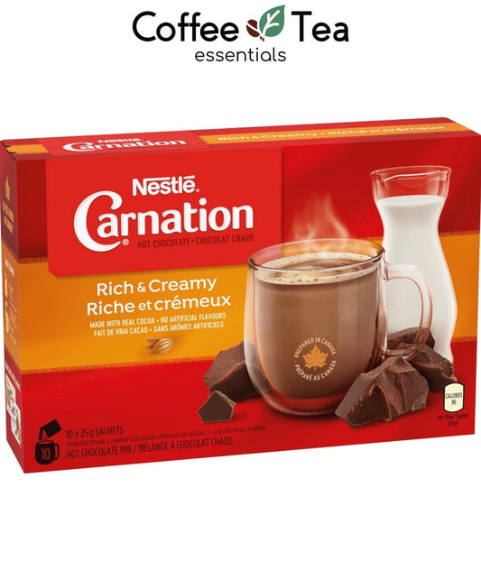 Nestle Carnation Hot Chocolate,10 x 25 g sachets, 250g (8.83oz)