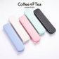 Plastic Case with Divider for Straw