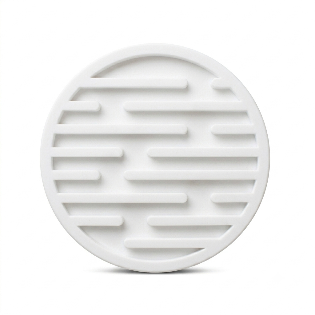 Coffee N Tea Essentials Rubber Round Coaster