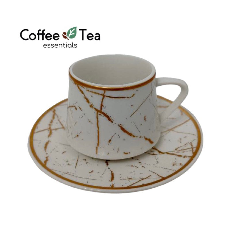 Tea Cup with Saucer 100ml 1pc