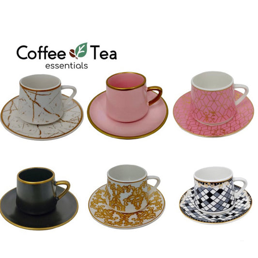 Tea Cup with Saucer 100ml 1pc