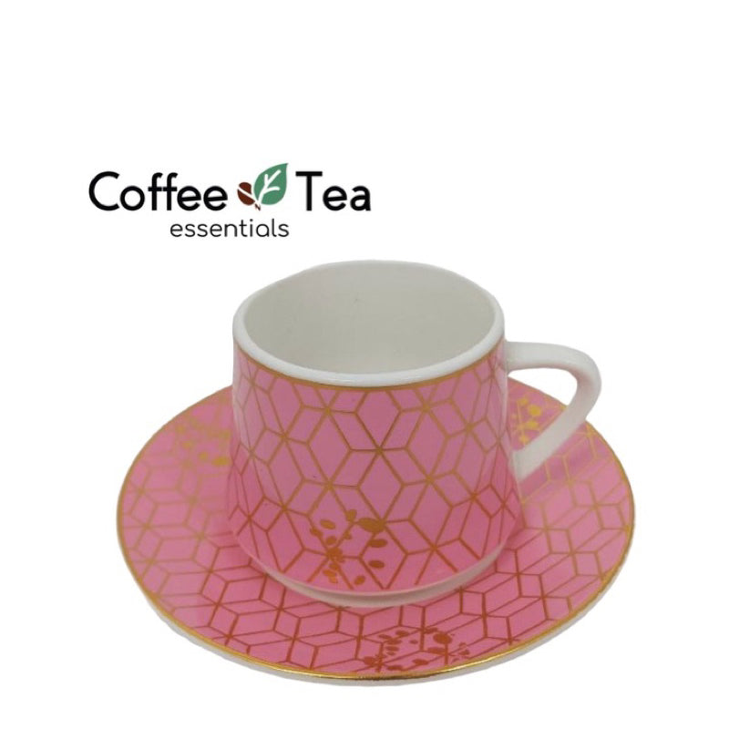 Tea Cup with Saucer 100ml 1pc