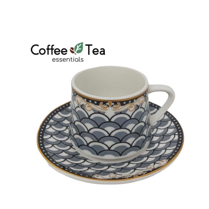 Tea Cup with Saucer 100ml 1pc