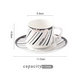 Tea Cup with Saucer 100ml 1pc