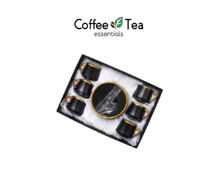 Ceramic Coffee Tea cup with Saucer Gift Set (12pcs)