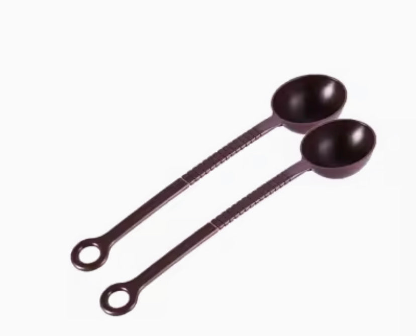 Plastic Coffee Scoop 10g Long Handle Measuring Spoon for Milk Powder, Sugar, Tea & Coffee – 2pcs