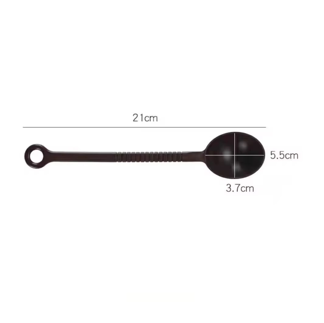 Plastic Coffee Scoop 10g Long Handle Measuring Spoon for Milk Powder, Sugar, Tea & Coffee – 2pcs