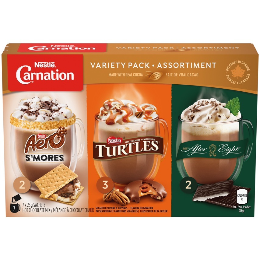 Nestle Carnation Hot Chocolate,10 x 25 g sachets, 250g (8.83oz)